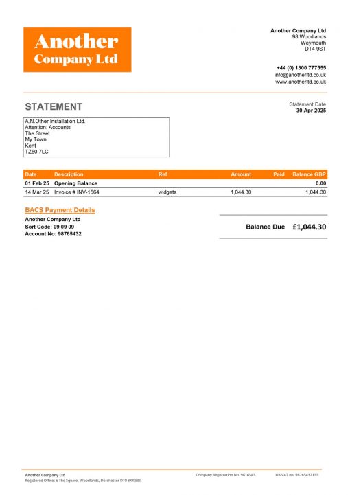 Orange - Statement
