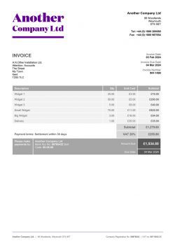 Simple - Invoice
